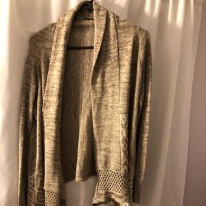 Charlotte Russe Large cardigan with Aztec print